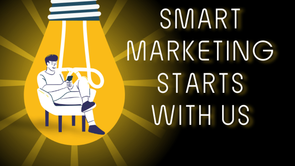 yellow and black digital marketing Instagram post